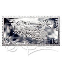 Реплика марки из серебра